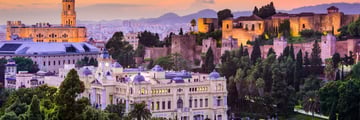 Malaga skyline, Costa del Sol