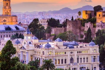 Malaga skyline, Costa del Sol