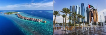 Hurawalhi Island Resort, Maldives and  Park Hyatt Abu Dhabi Hotel & Villas 