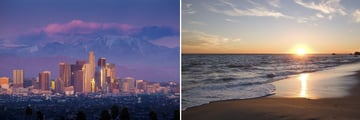 Malibu Beach & Cityscapes of Los Angeles