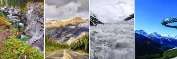 Maligne Canyon in Jasper, Icefield Parkway, Columbia Iceway & Glacier Skywalk