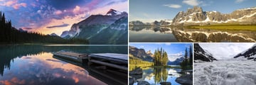 Maligne Lake, Jasper & Columbia Icefield