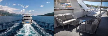 MS Mama Marija II swimming platform and sun deck