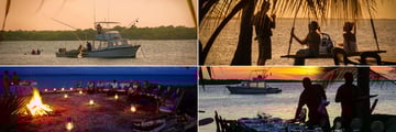 Fishing trips, sunset dining and evening bomas at Manda Bay