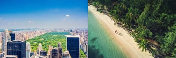 Manhattan and Punta Cana