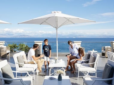 Family at Belvedere Bar, MarBella
