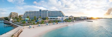 margaritaville beach resort from a distance