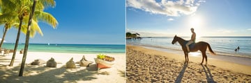 Beach bean bags and horse riding at Maritim Resort & Spa
