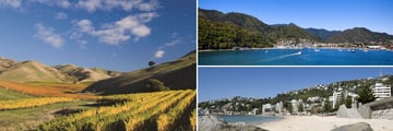 Marlborough Region, Picton & Wellington