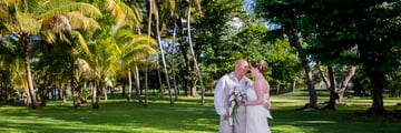 Garden weddings at Shandrani Beachcomber