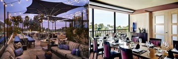 Sunset Terrace and Hook and Spear Dining at Marriott Newport Beach Hotel & Spa