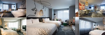 Marriott Renaissance Montreal Downtown, King Guest Room, Queen-Queen Guest Room, Hospitality Suite, King Suite and Loft Studio