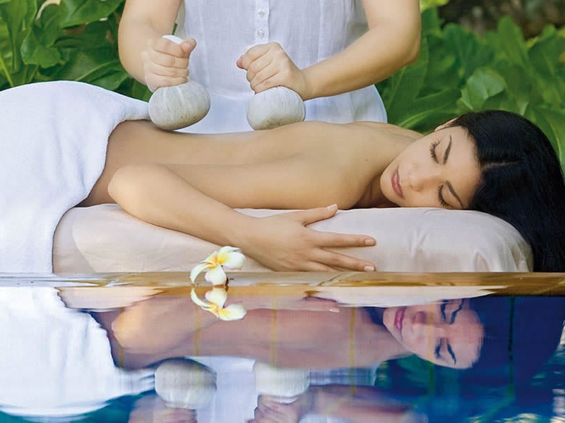 Massage treatments at One&Only Le Saint Geran Spa