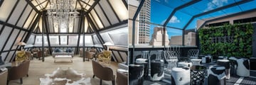 Hennessy's Bar and Hennessy's Champagne Terrace at Mayfair Hotel