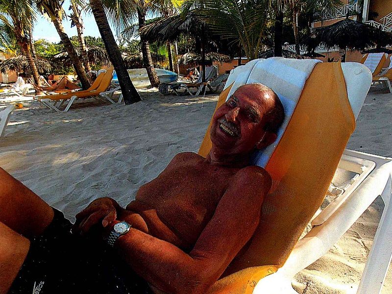 On the beach at Coco Reef, Tobago