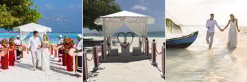 Meeru Island Resort beach wedding