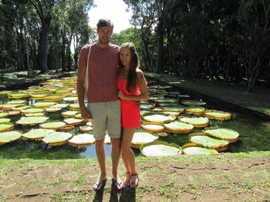 Megan & David in Mauritius