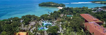 Aerial view of Melia Bali