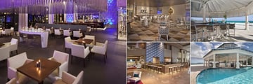 Melia Nassau Beach All Inclusive, (clockwise from left): Esta Vida Bar, Sapphire Bar, Wet Bar, Wet Bar with Pool and Lobby Bar