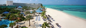 Resort and Beach View at Melia Nassau Beach All Inclusive
