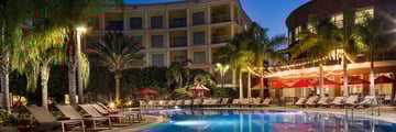 Melia Orlando Suite Hotel at Celebration, Pool at Night