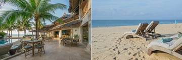 Sailing Club Mui Ne, Sandals Restaurant Terrace and Beach