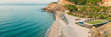 An aerial view of Mia Resort, Nha Trang