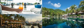 The main pool at Mia Resort, Nha Trang