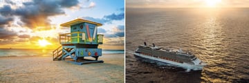 Miami Beach & Celebrity Cruise Ship