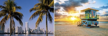 Miami Skyline & Beachscapes, Florida