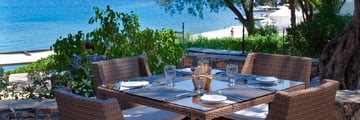 Terpsis Restaurant at Minos Beach Art Hotel