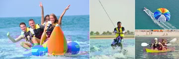 Miramar Al Aqah Beach Resort, Banana Boat, Wakeboarding, Parasailing and Kayaking