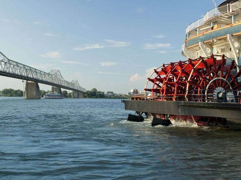 Mississippi River paddleboat