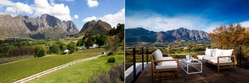 Mont Rochelle Hotel, Exterior View and Manor House Loft Suite Terrace