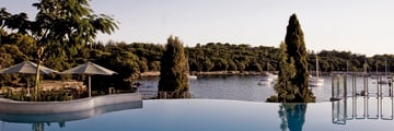 Infinity pool at Hotel Monte Mulini