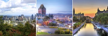 Montreal, Quebec City & Ottawa