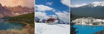 Moraine Lake, Banff Helicopter Tour & Fairmont Chateau in Lake Louise
