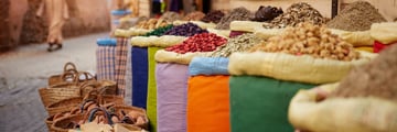 Spices in Marrakesh's souks