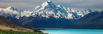 Incredible Mount Cook vistas from Lake Pukaki, South Island