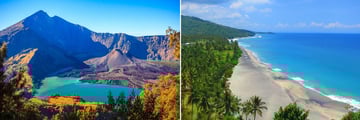 Mount Rinjani & Pristine Beachfront, Lombok Island
