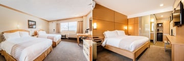 Mount Robson Inn, Two Queen Standard Room and One Queen Guest Room