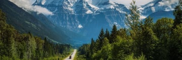 Mount Robson, the highest peak in the Canadian Rockies