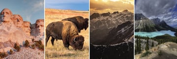 Mount Rushmore & The Rocky Mountains
