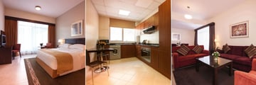 Movenpick Hotel & Apartments Bur Dubai, One Bedroom Apartment