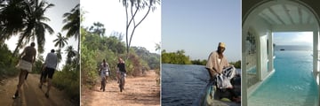 Village Tours, Mountain Cycling, Fishing and the Infinity Pool at Msambweni Beach House & Private Villas 