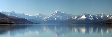 Panorama of Mount Cook & Lake Pukaki