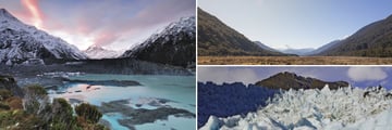 Mount Cook Aoraki, Haast Pass and Fox Glacier, South Island