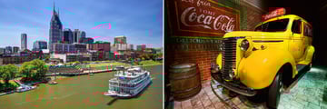 Nashville city views and Coca Cola World in Atlanta