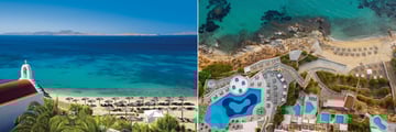 Views of the beach at Mykonos Grand Hotel & Resort