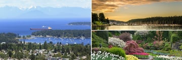 Nanaimo Waterfront & Butchart Gardens in Victoria